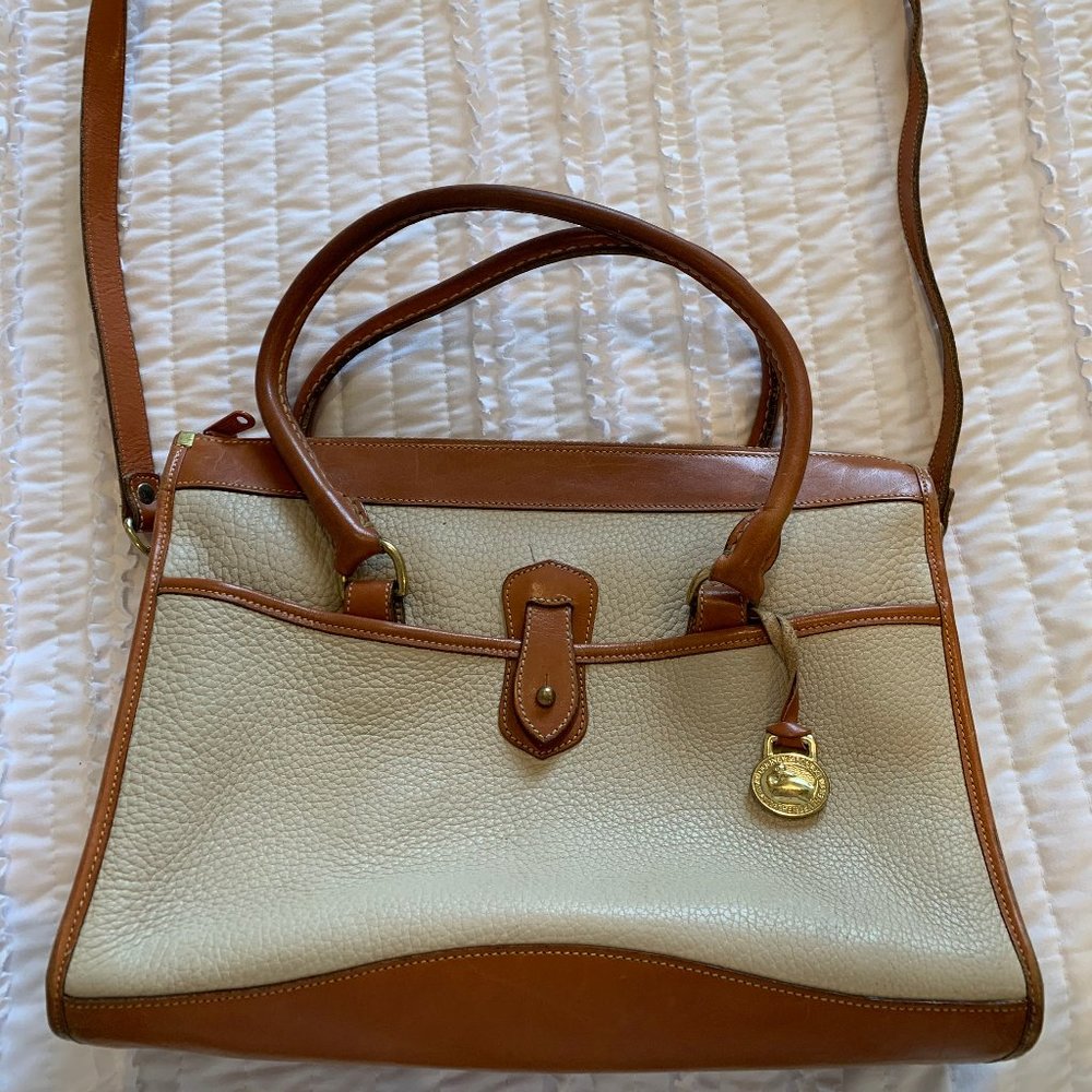 Dooney & Bourke White Leather Satchel